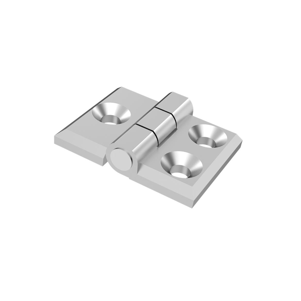 Cerniera a libro 30x40mm in zama cromata con fori