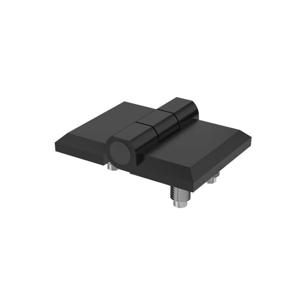 Cerniera a libro 30x40mm in zama nera con perni