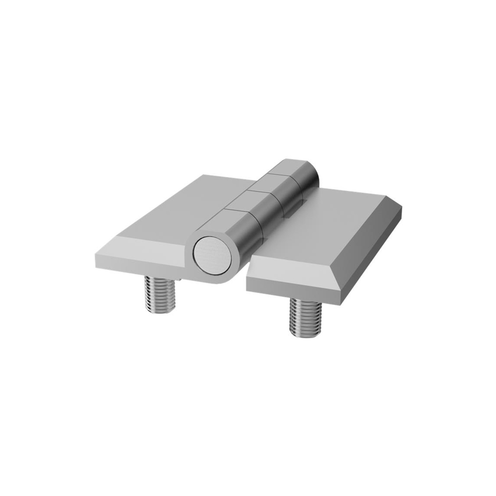 Cerniera a libro 40x40mm in zama cromata con perni