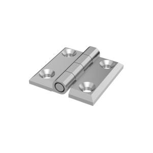 Cerniera a libro in acciaio inox con 4 fori MY4040.5.0.4