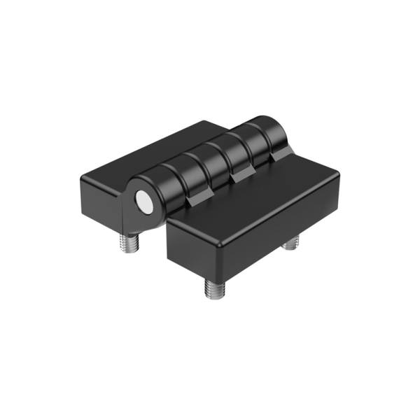 Cerniera a libro in plastica nera 48x48 mm MY4848.35.0.1