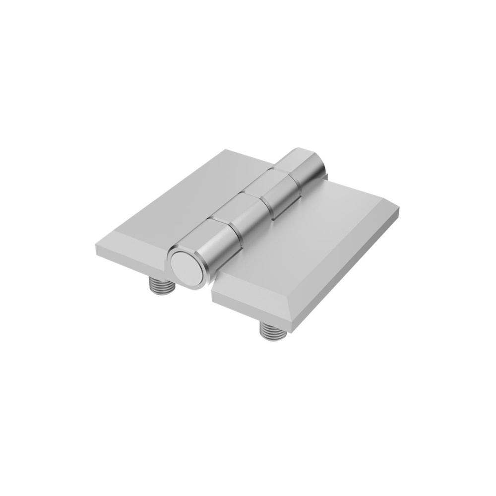 Cerniera a libro 50x50mm in zama cromata con perni