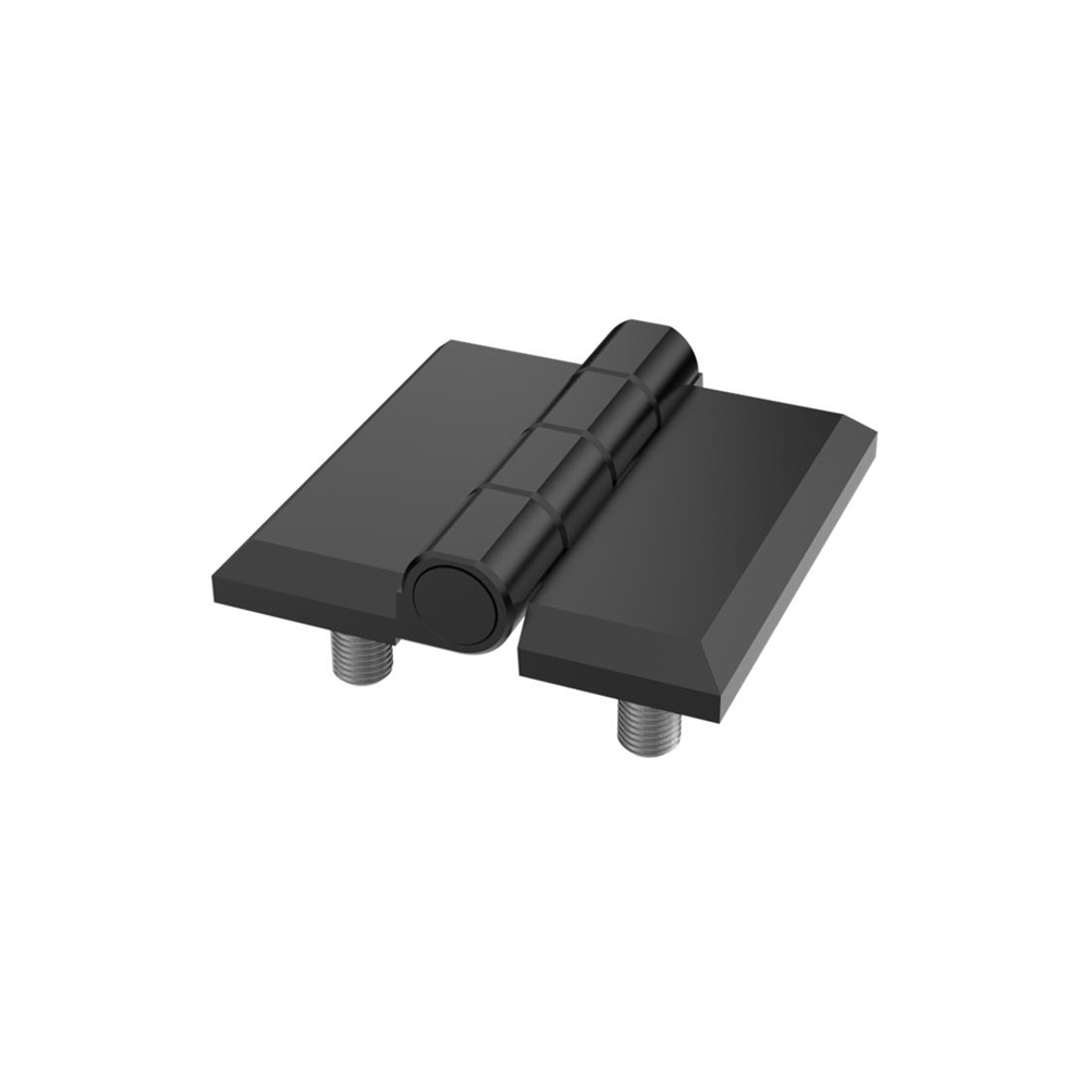 Cerniera a libro 50x50mm in zama nera con perni