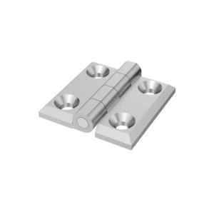 Cerniera a libro in acciaio inox con 4 fori MY5050.5.0.4