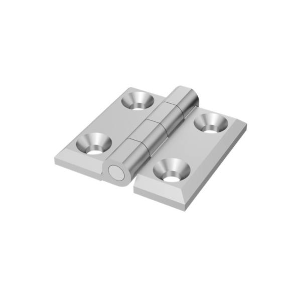 Cerniera a libro in acciaio inox con 4 fori MY5050.5.0.4