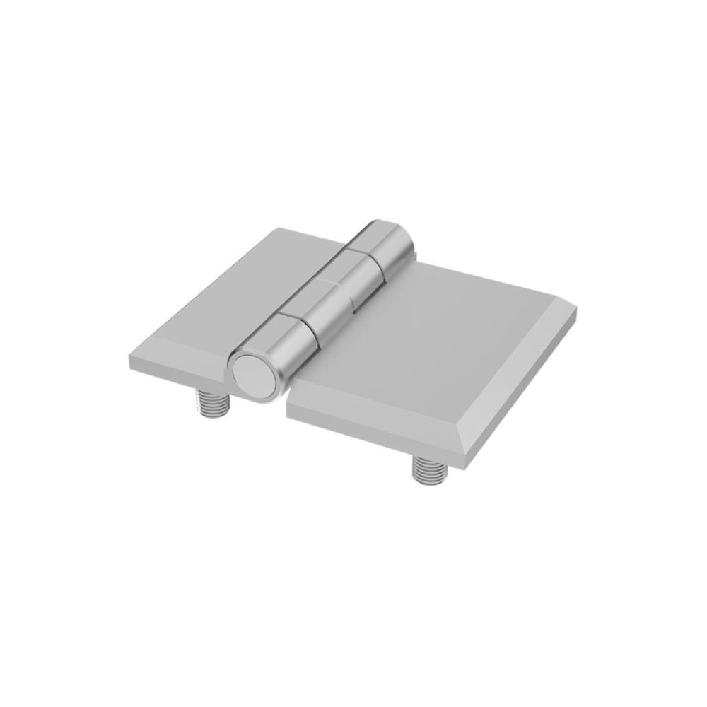 Cerniera a libro 50x63mm in zama cromata con perni