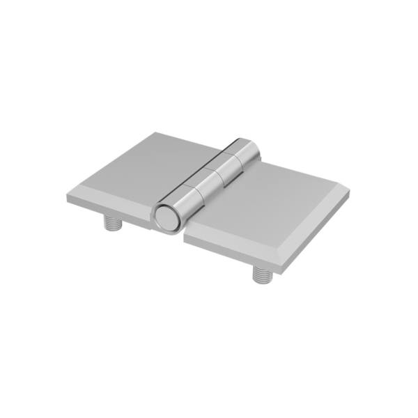 Cerniera a libro 50x76mm in zama cromata con perni