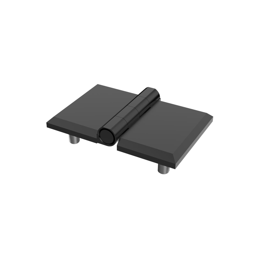 Cerniera a libro 50x76mm in zama nera con perni