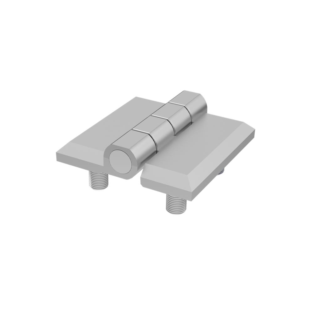 Cerniera a libro 60x60mm in zama cromata con perni