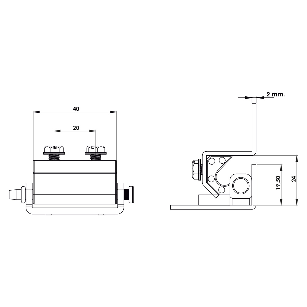 Cerniera a scomparsa MG04.1.1.1