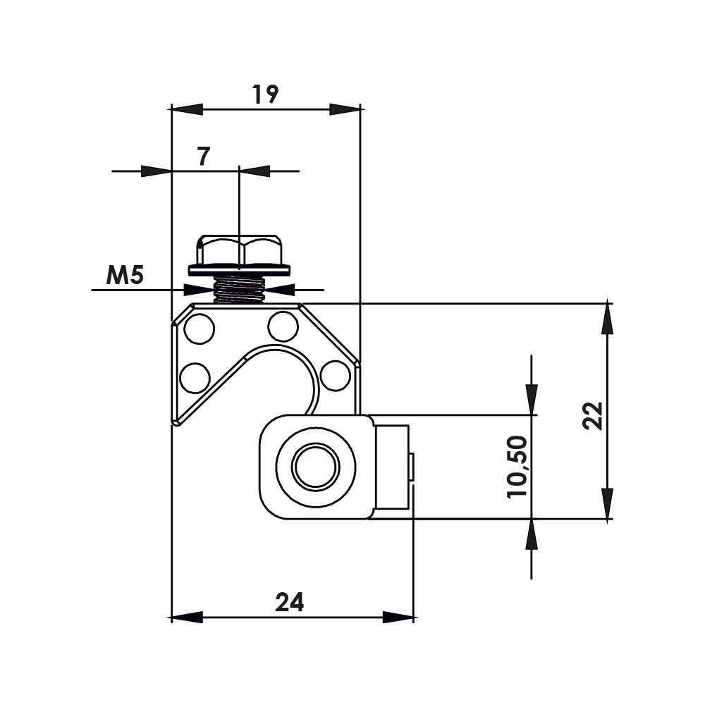 Cerniera a scomparsa MG04.1.1.1