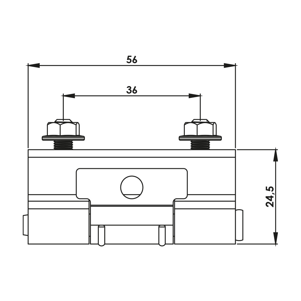 Cerniera a scomparsa in acciaio inox MG05.5.0.V1.1