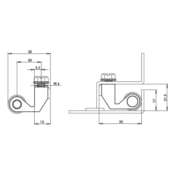 Cerniera a scomparsa in zama MG06.1.1.21