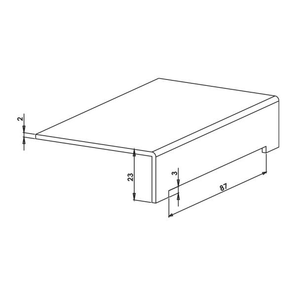 Cerniera a scomparsa in acciaio MG09.2.1.V1.1