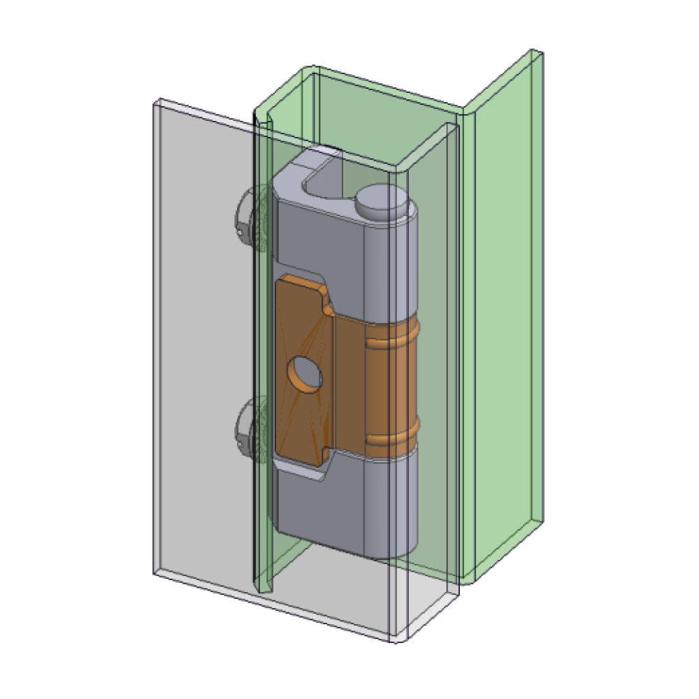 Cerniera a scomparsa in zama MG14.1.1.1