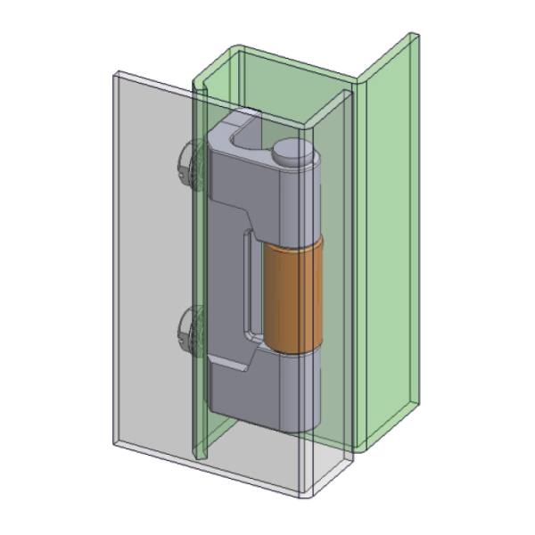 Cerniera a scomparsa in zama MG14.1.1.2