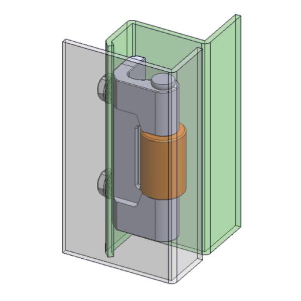 Cerniera a scomparsa in zama MG14.1.1.3