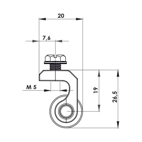 Cerniera a scomparsa in zama MG14.1.1.3
