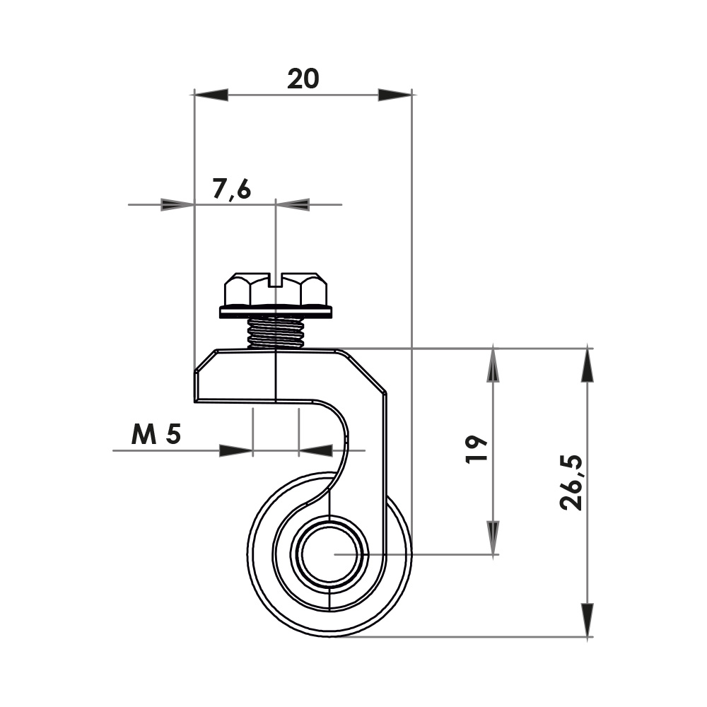 Cerniera a scomparsa in zama MG14.1.1.3