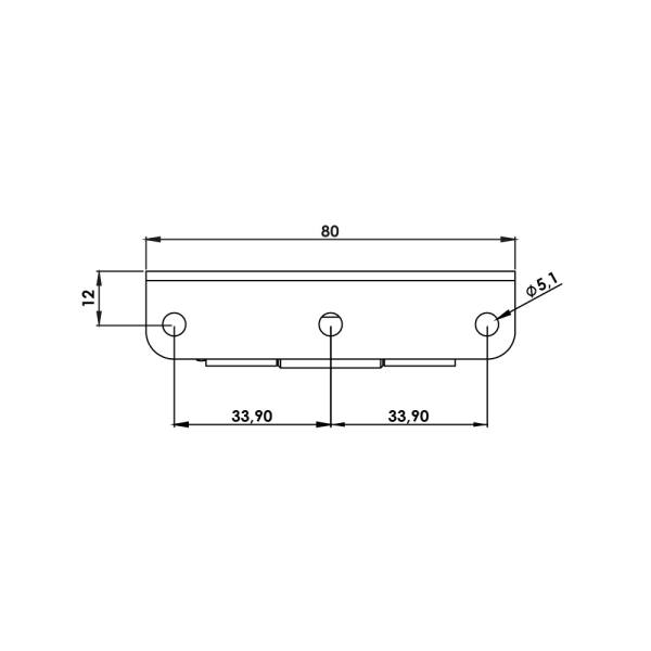 Cerniera a scomparsa in acciaio MG15.2.1.V2.2