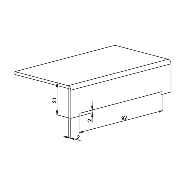 Cerniera a scomparsa in acciaio inox MG15.5.0.V2.1