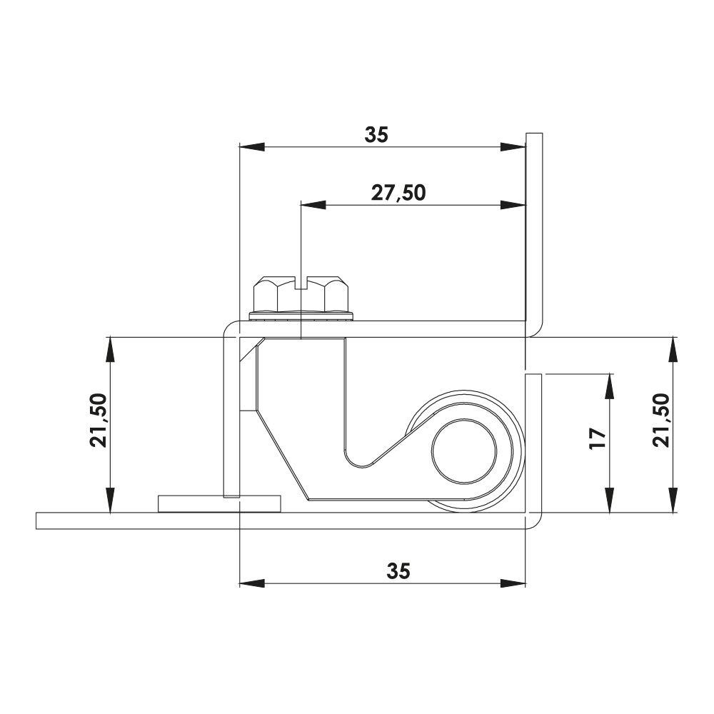 Cerniera a scomparsa in zama MG16.1.1.21