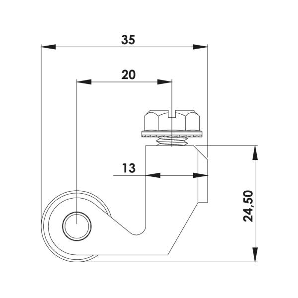 Cerniera a scomparsa in zama MG16.1.1.24