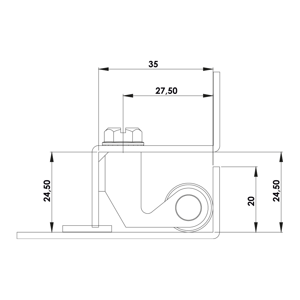 Cerniera a scomparsa in zama MG16.1.1.24