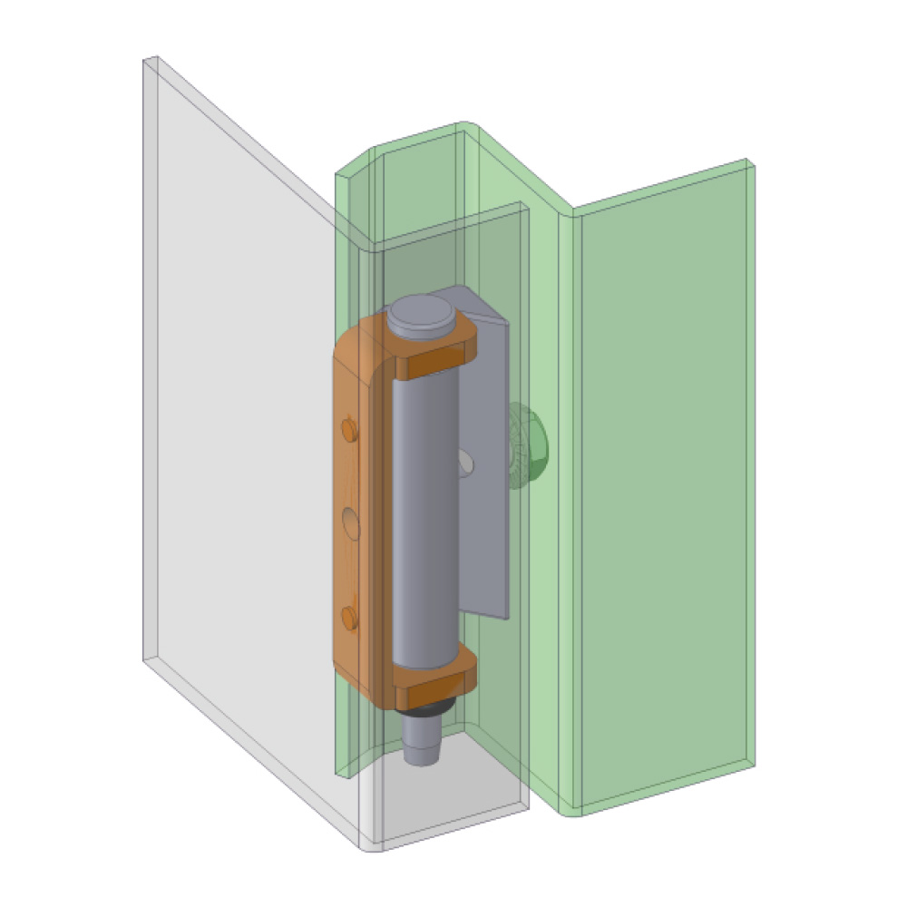 Cerniera a scomparsa in zama MG24.1.1.1