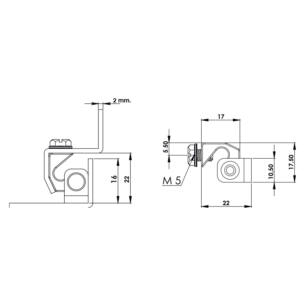 Cerniera a scomparsa in zama MG24.1.1.1