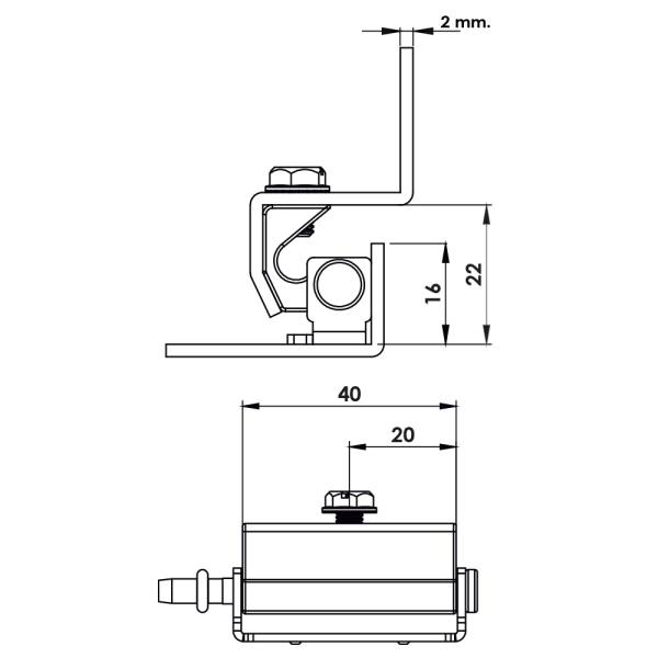 Cerniera a scomparsa in zama MG24.1.1.2