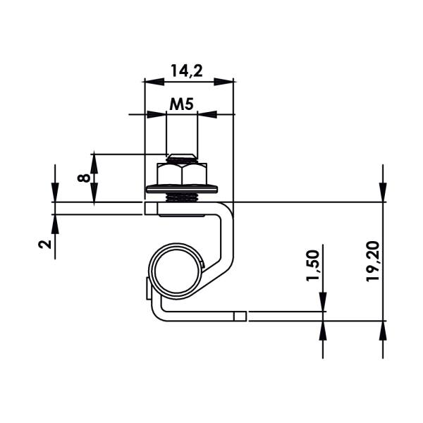 Cerniera a scomparsa in acciaio MG25.2.1.V1.1