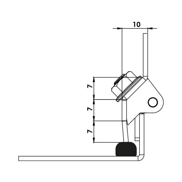 Cerniera a scomparsa in zama MG44.1.1