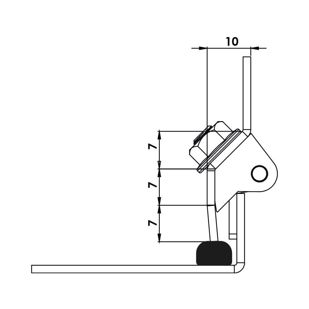 Cerniera a scomparsa in zama MG44.1.1