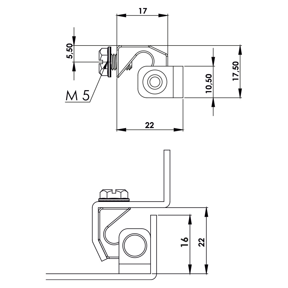 Cerniera a scomparsa in zama MG54.1.1.1