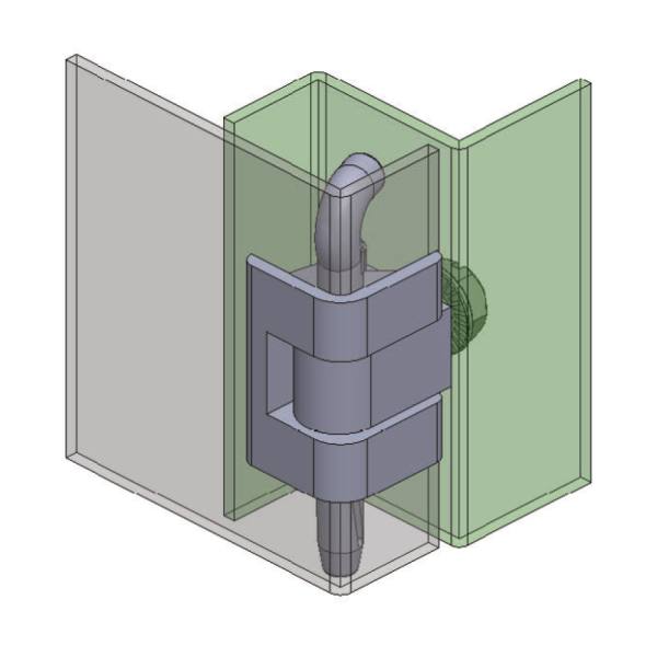 Cerniera angolare zama cromata MG07.1.2.P.20