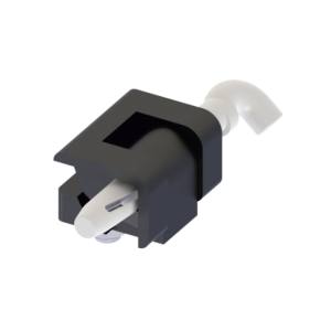 Cerniera angolare in plastica nera MG17.35.0.3.15