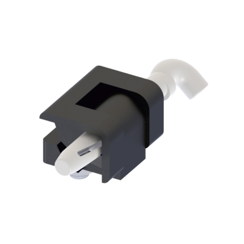 Cerniera angolare in plastica nera MG17.35.0.3.15