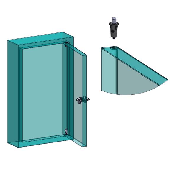 Cerniera a molla bianca MM03.36