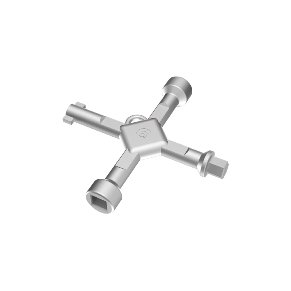 Chiave a croce multifuzione a 4 punte