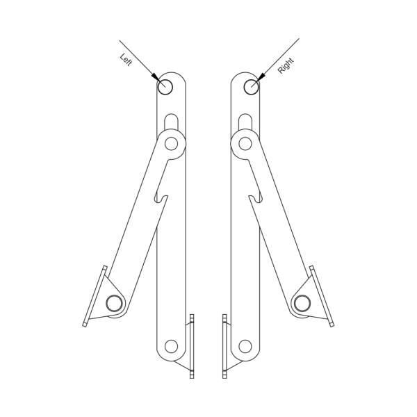 Ferma porta in acciaio 292 mm