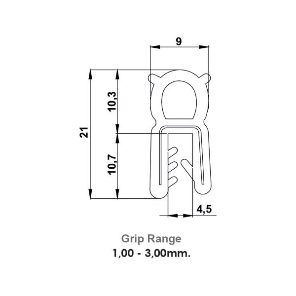 Guarnizione industriale in EPDM CG04.417