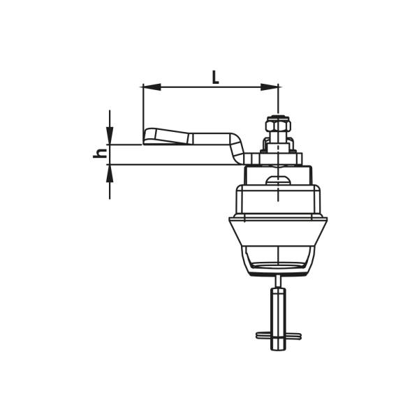 Maniglia girevole KI01