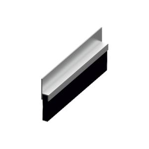 Spazzola paraspifferi per porta in alluminio