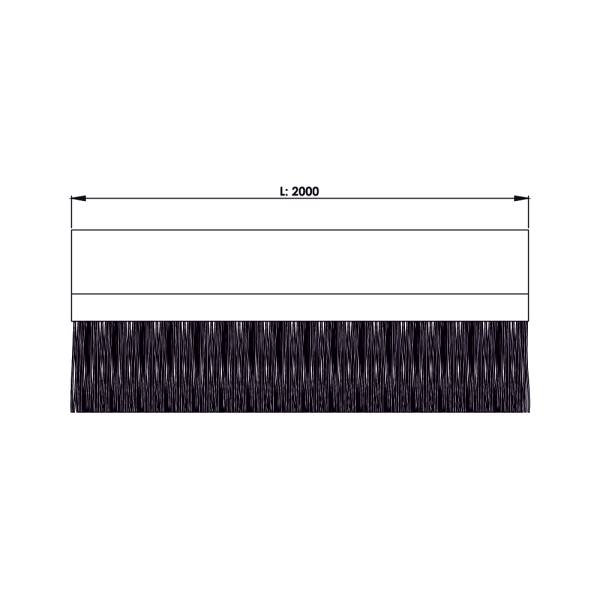 Paraspifferi a spazzola per porta