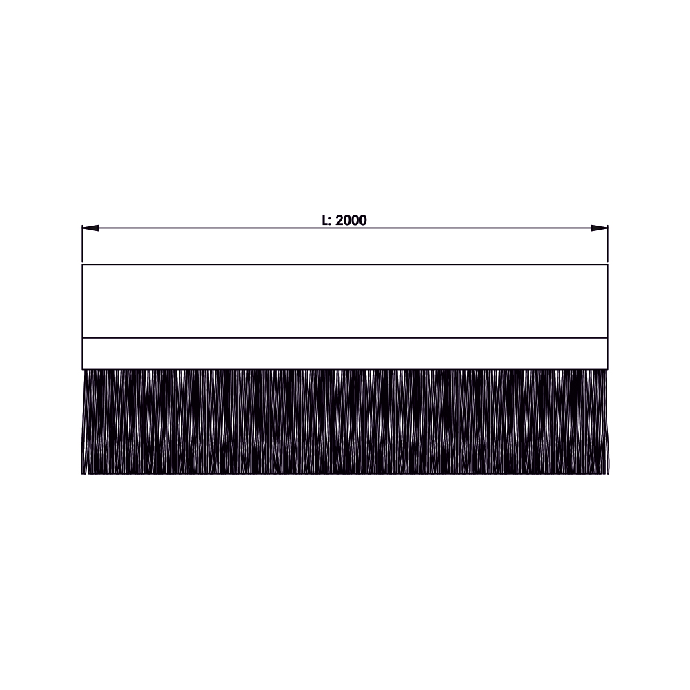 Paraspifferi a spazzola per porta