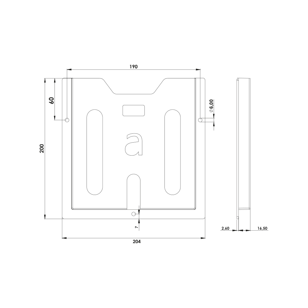 Tasca Portaschemi / Portadocumenti bianca A4