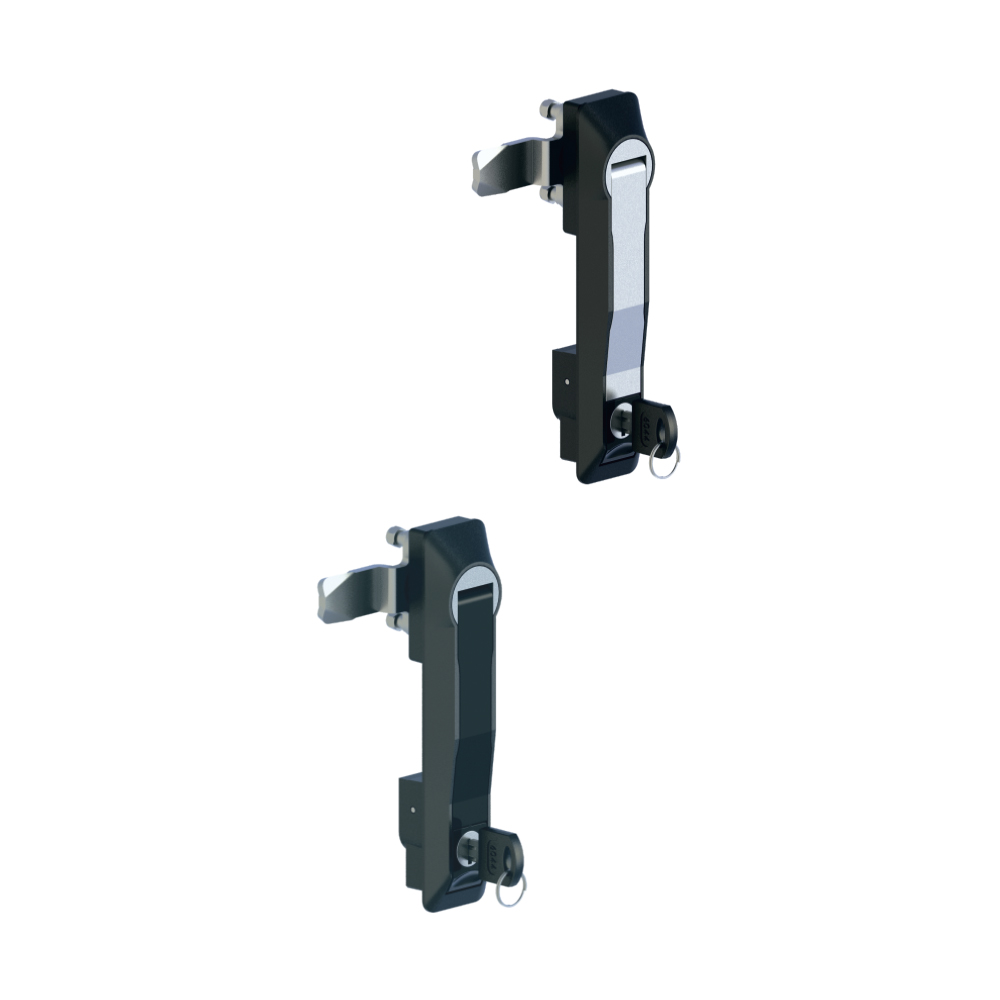 Maniglia girevole con serratura