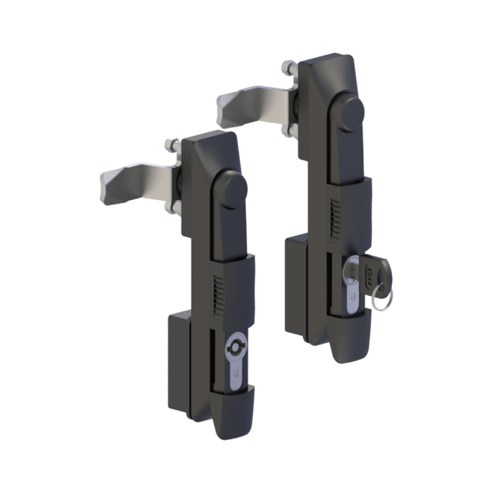 Maniglia girevole in plastica con serratura KI61