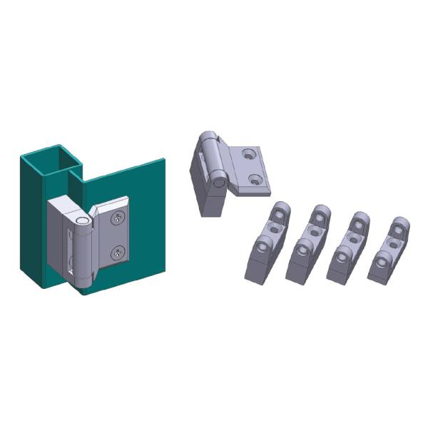 Cerniera esterna zama cromata MK10